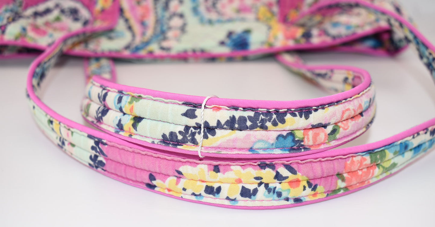 Vera Bradley Large Vera Tote Bag in "Wildflower Paisley" Pattern