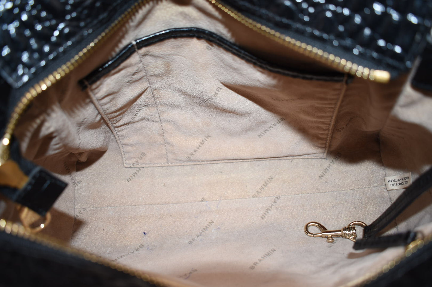 Brahmin Hillary Crossbody Bag in Black Melbourne