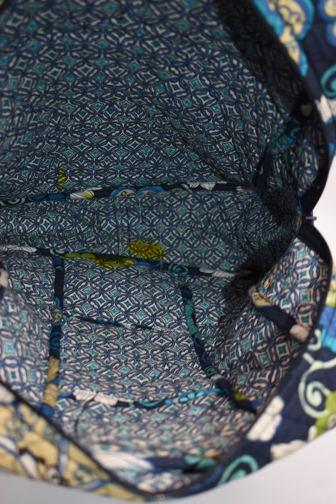 Vera Bradley Large Ultimate Backpack in "Mod Floral Blue" Pattern