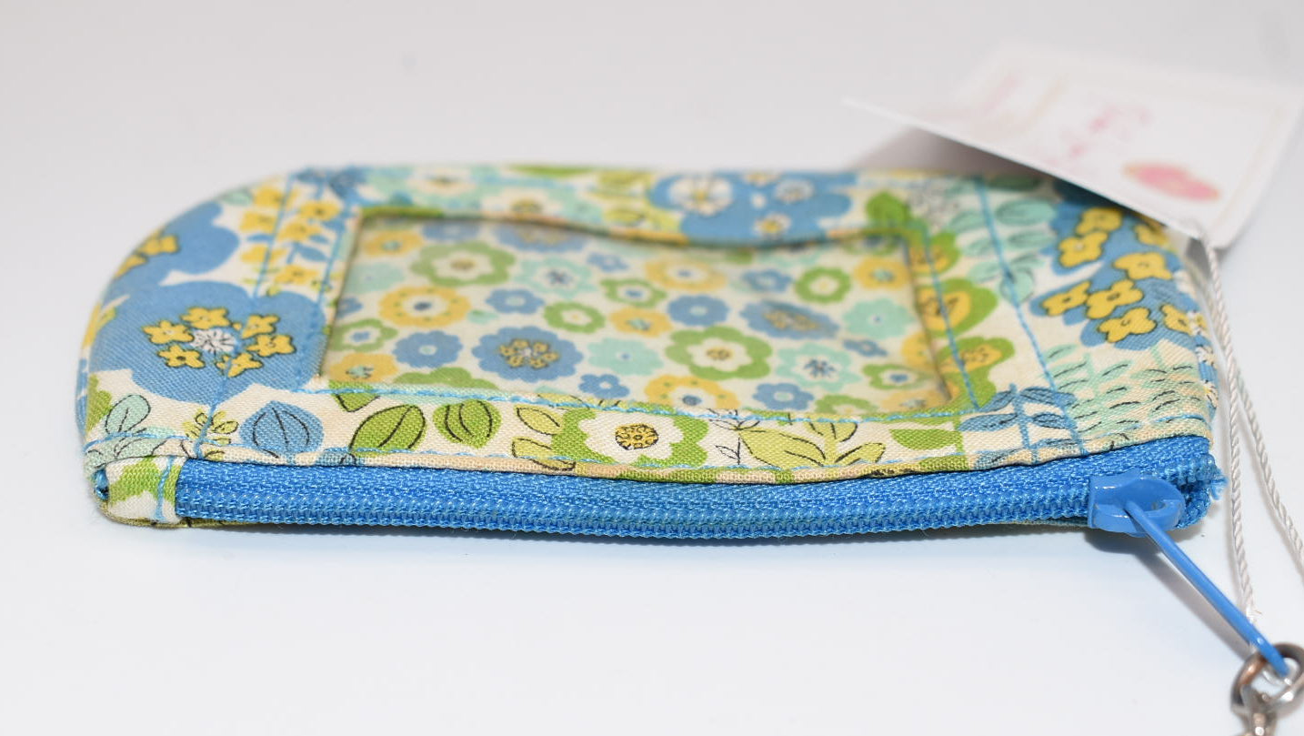 Vera Bradley Clip Zip ID Case in "English Meadow" Pattern