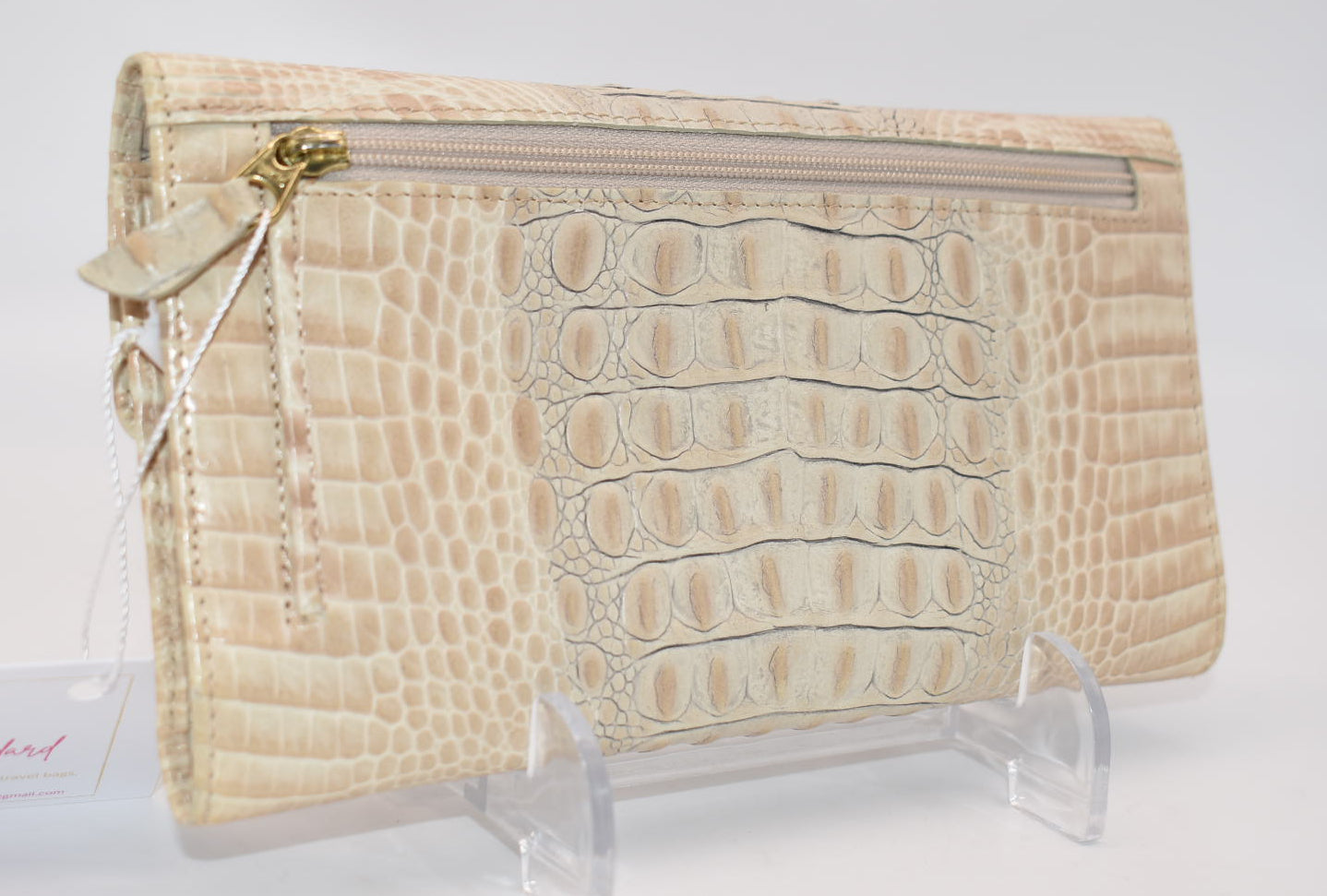 Vintage Brahmin Soft Checkbook Wallet