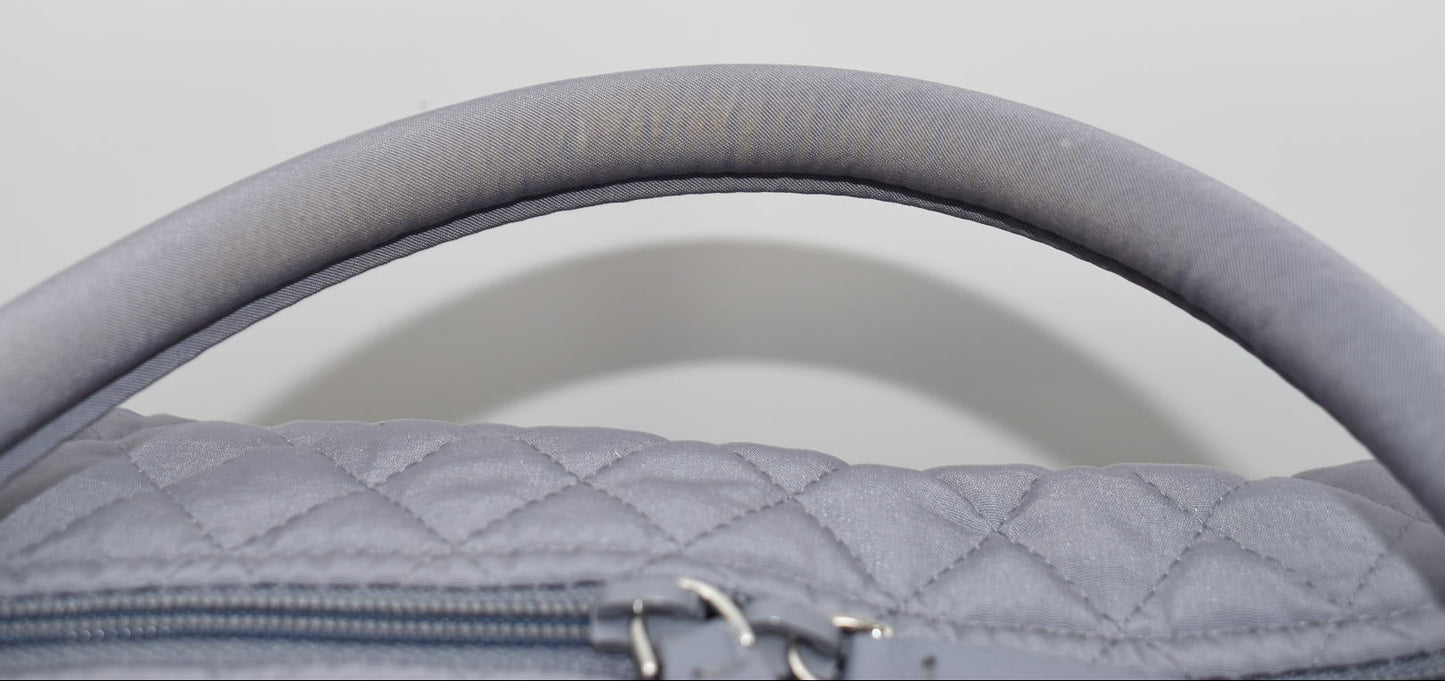 Vera Bradley Microfiber Weekender Travel Bag in Gray