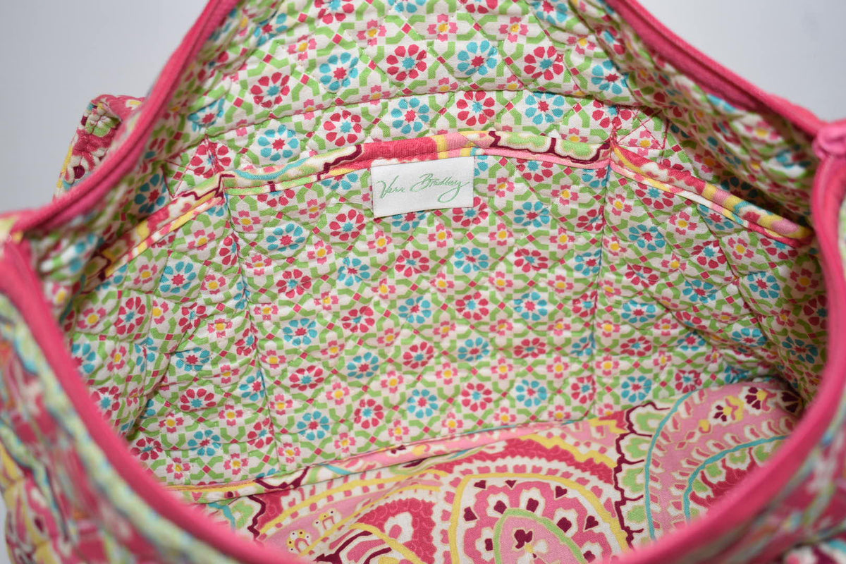 Vera Bradley Large Betsy Shoulder Tote Bag in "Capri Melon" Pattern