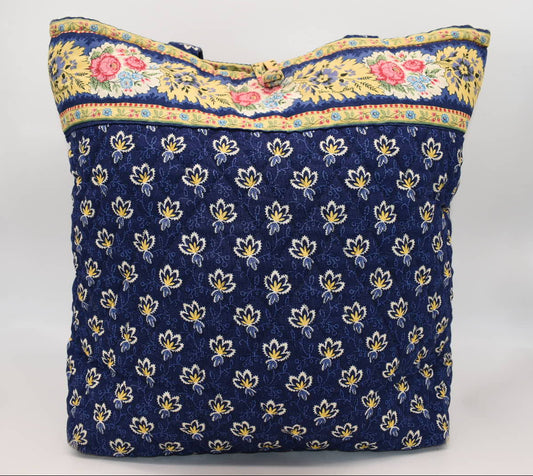 Vera Bradley Everyday Tote Bag in "Maison Blue" Pattern