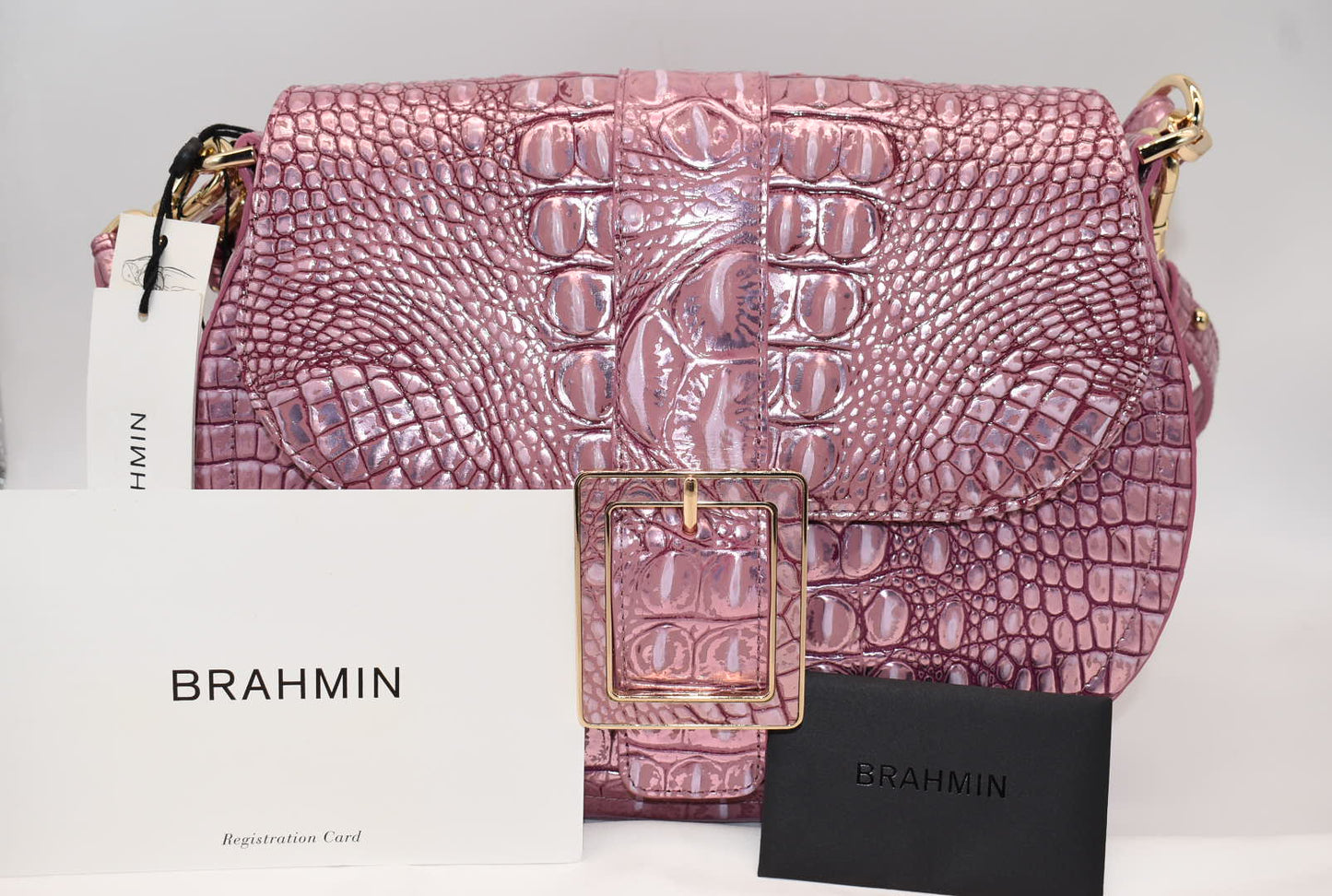 Brahmin Cynthia Shoulder Bag in Mulberry Potion