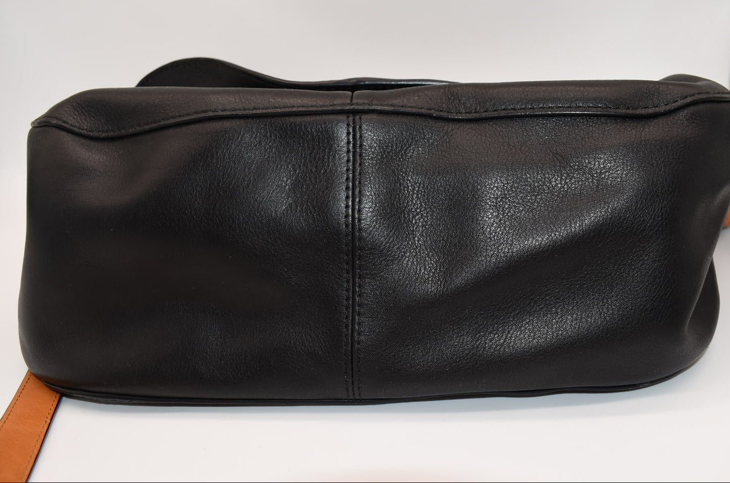 Vera Bradley Gallatin Leather Sidesaddle Convertible Crossbody in Black