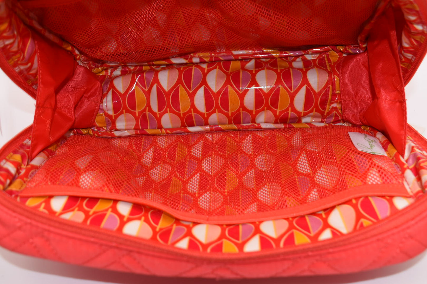 Vera Bradley Large Microfiber Blush & Brush Cosmetic Bag in "Canyon Sunset"