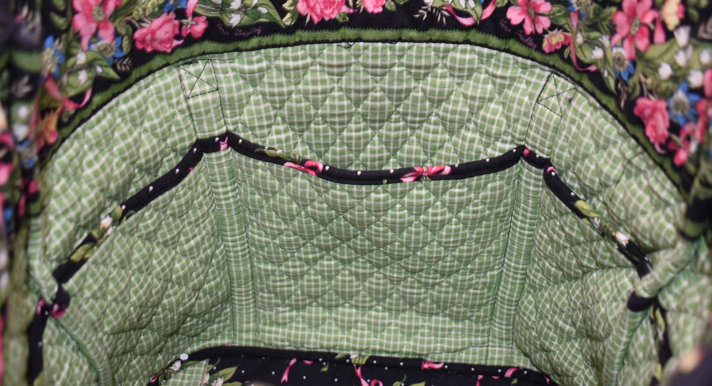 Vera Bradley Large Vera Tote Bag in "New Hope" Pattern
