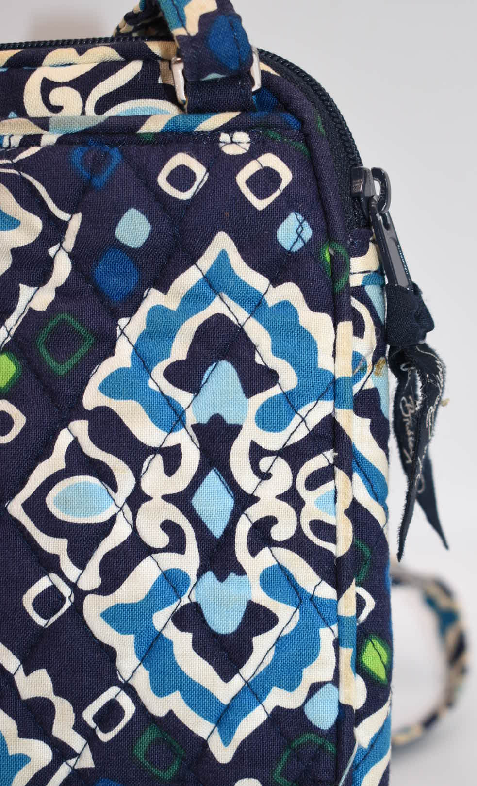 Vera Bradley Mini Hipster Crossbody Bag in "Ink Blue" Pattern