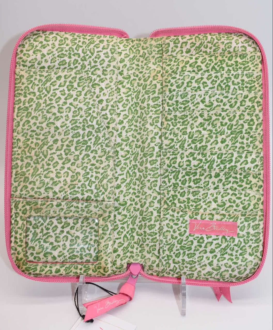 Vera Bradley Personal Organizer Travel Wallet in "Petal Pink" Pattern