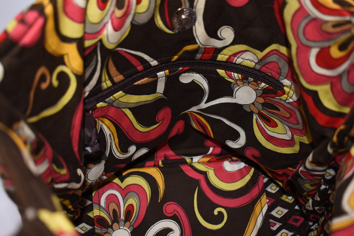 Vera Bradley Bucket Tote Bag in "Puccini" Pattern