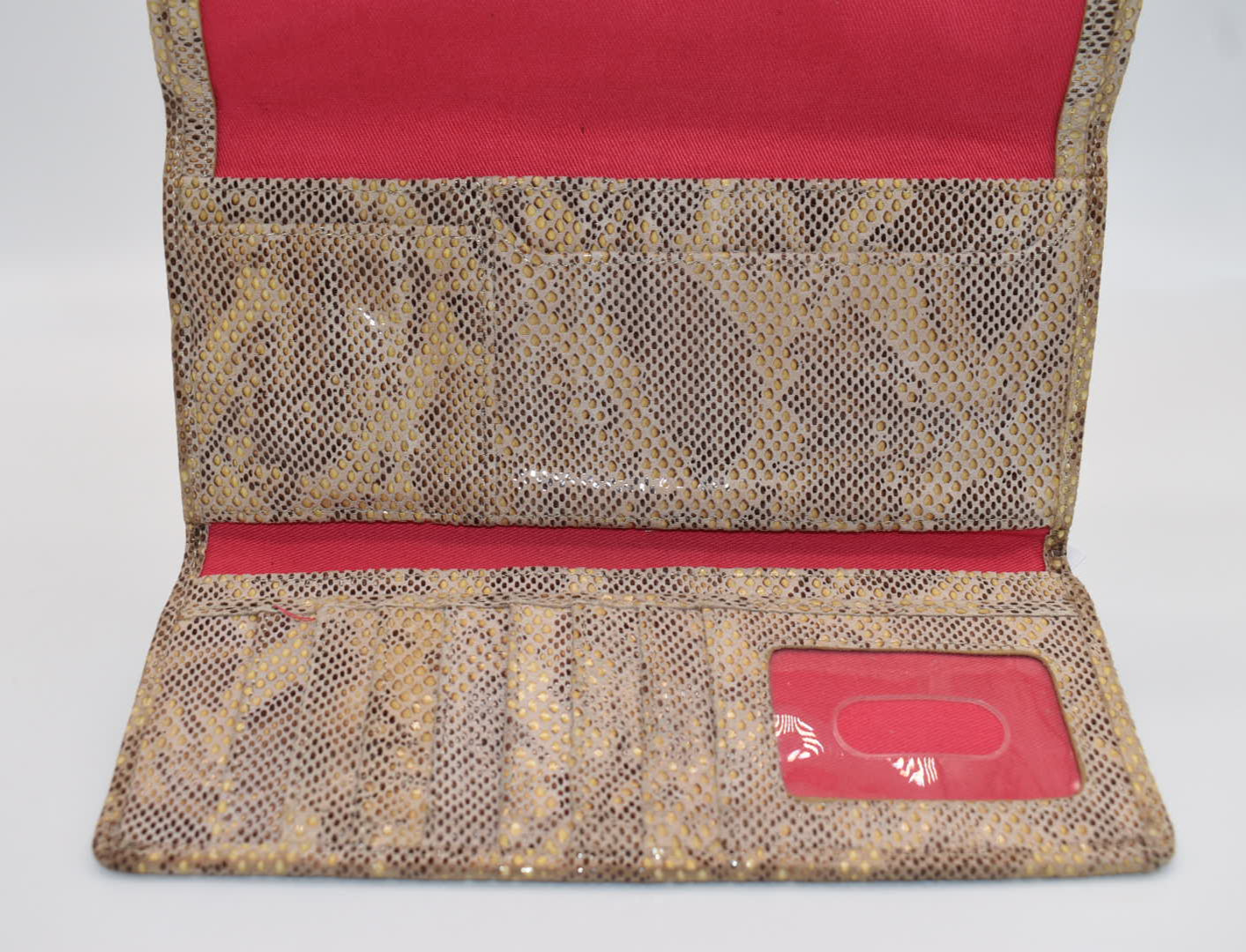 HOBO INTL Ardor Large Trifold Wallet in Exotic Print