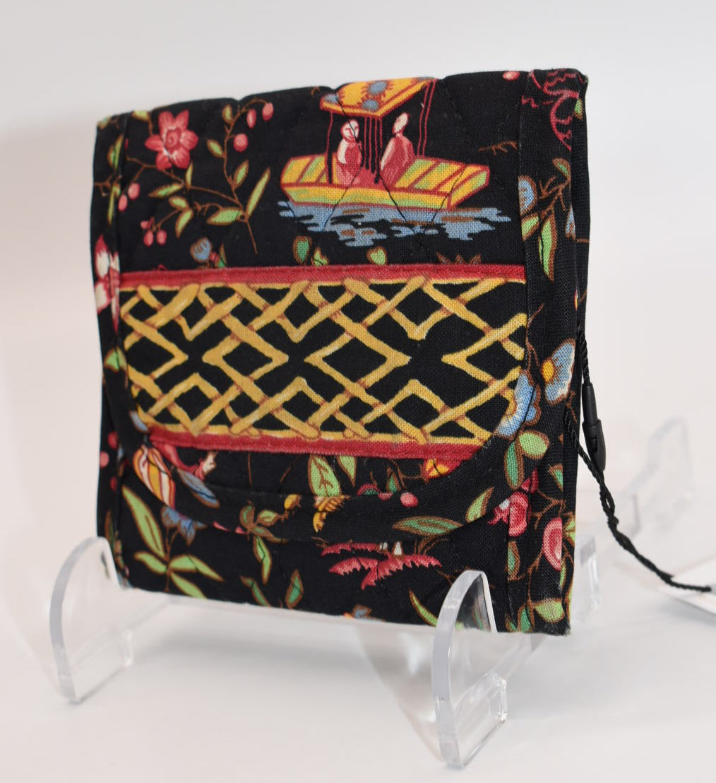 Vera Bradley Petite Trifold Wallet in "Ming -2001" Pattern