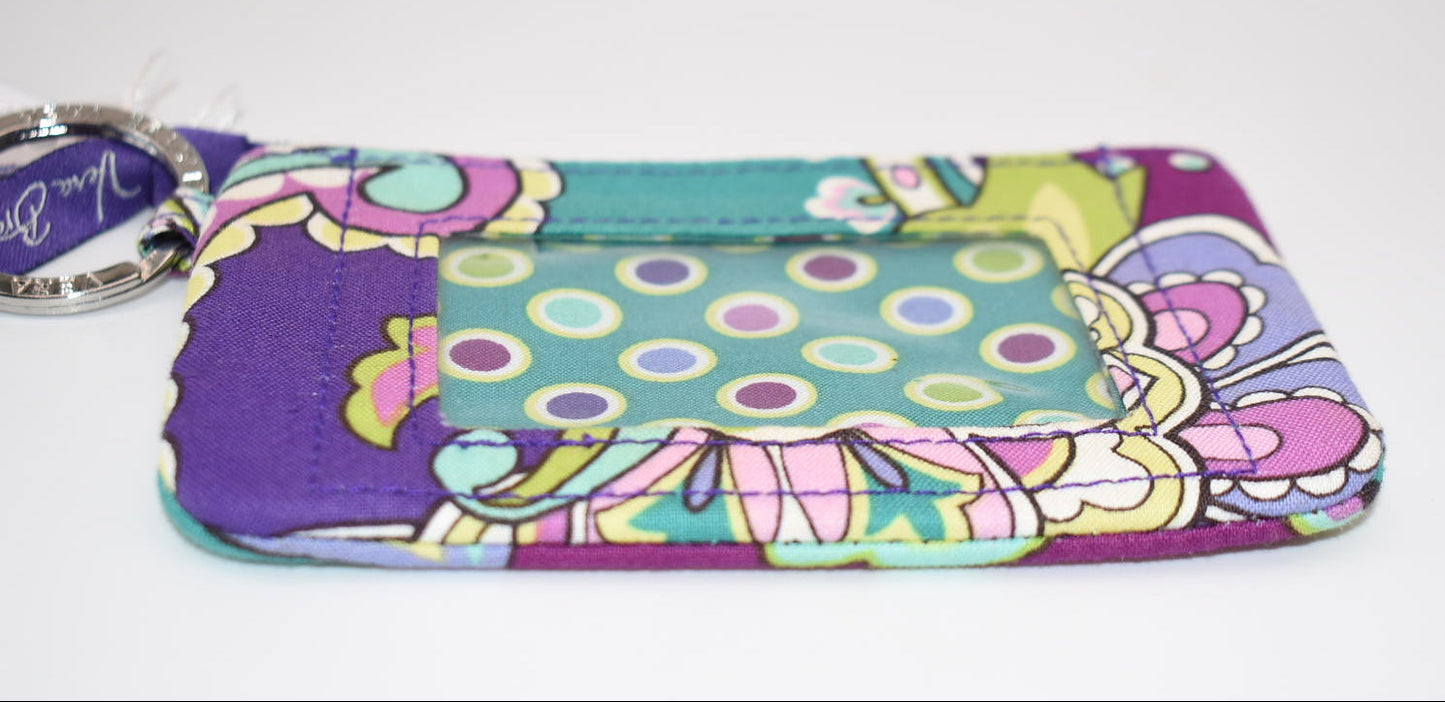 Vera Bradley ID Holder Zip Coin Pouch in "Heather" Pattern