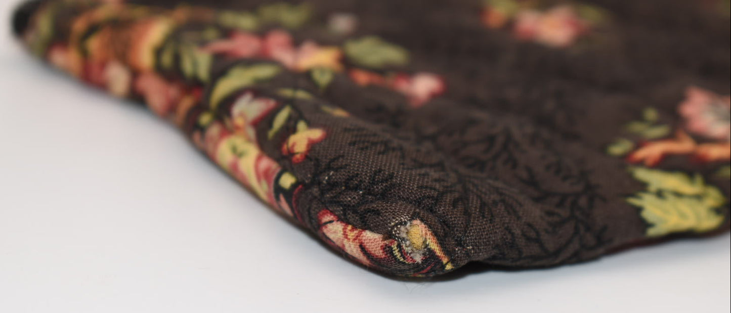 Vera Bradley Zip Wristlet in "Chocolate" Pattern