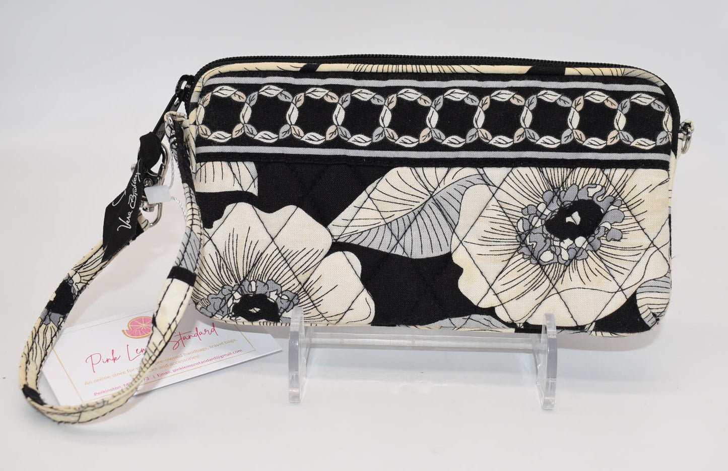 Vera Bradley Convertible Wristlet in "Camelia" Pattern