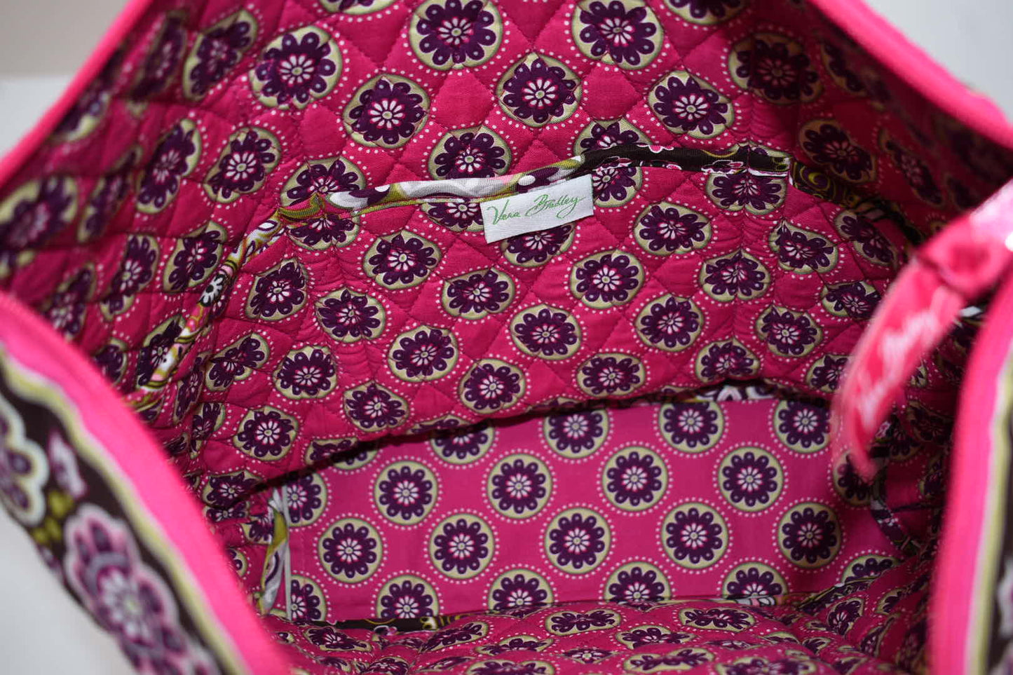 Vera Bradley Villager Tote Bag in "Very Berry Paisley" Pattern