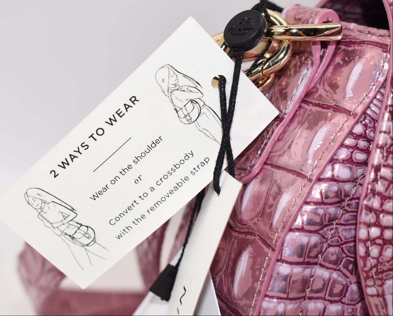 Brahmin Cynthia Shoulder Bag in Mulberry Potion