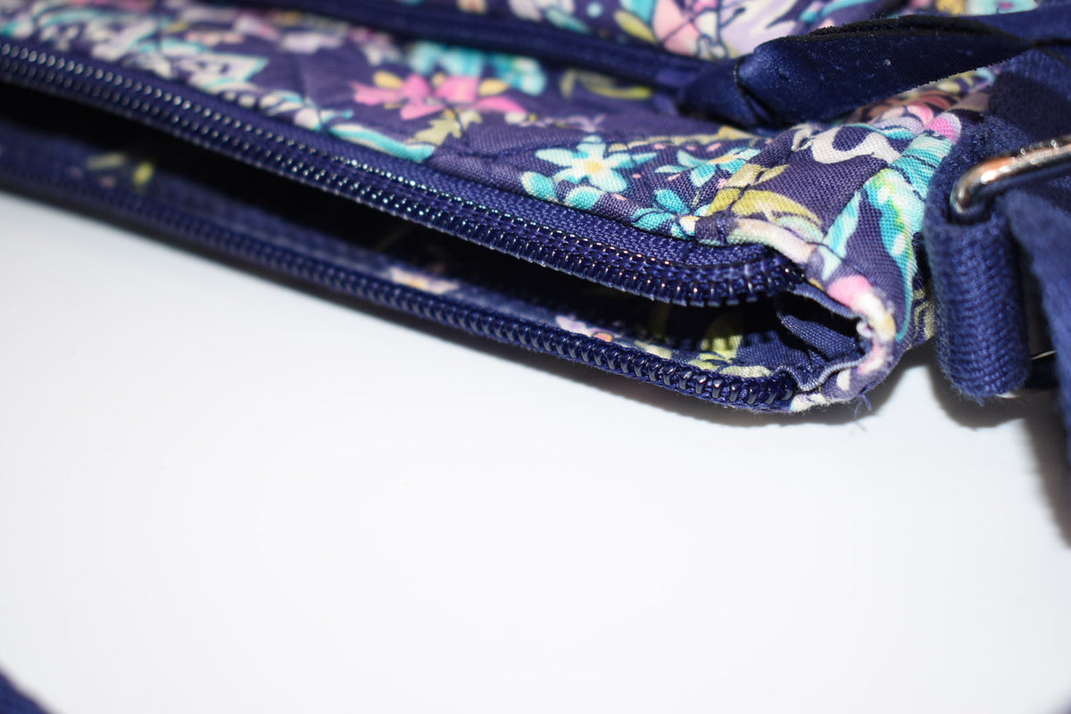 Vera Bradley RFID Mini Hipster Crossbody Bag in "French Paisley" Pattern