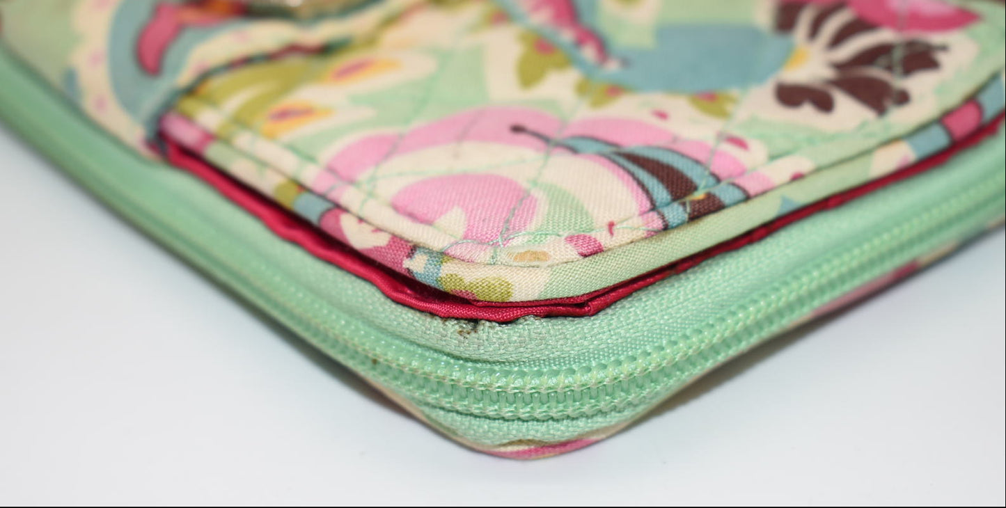 Vera Bradley Turnlock Wallet in "Tutti Frutti" Pattern