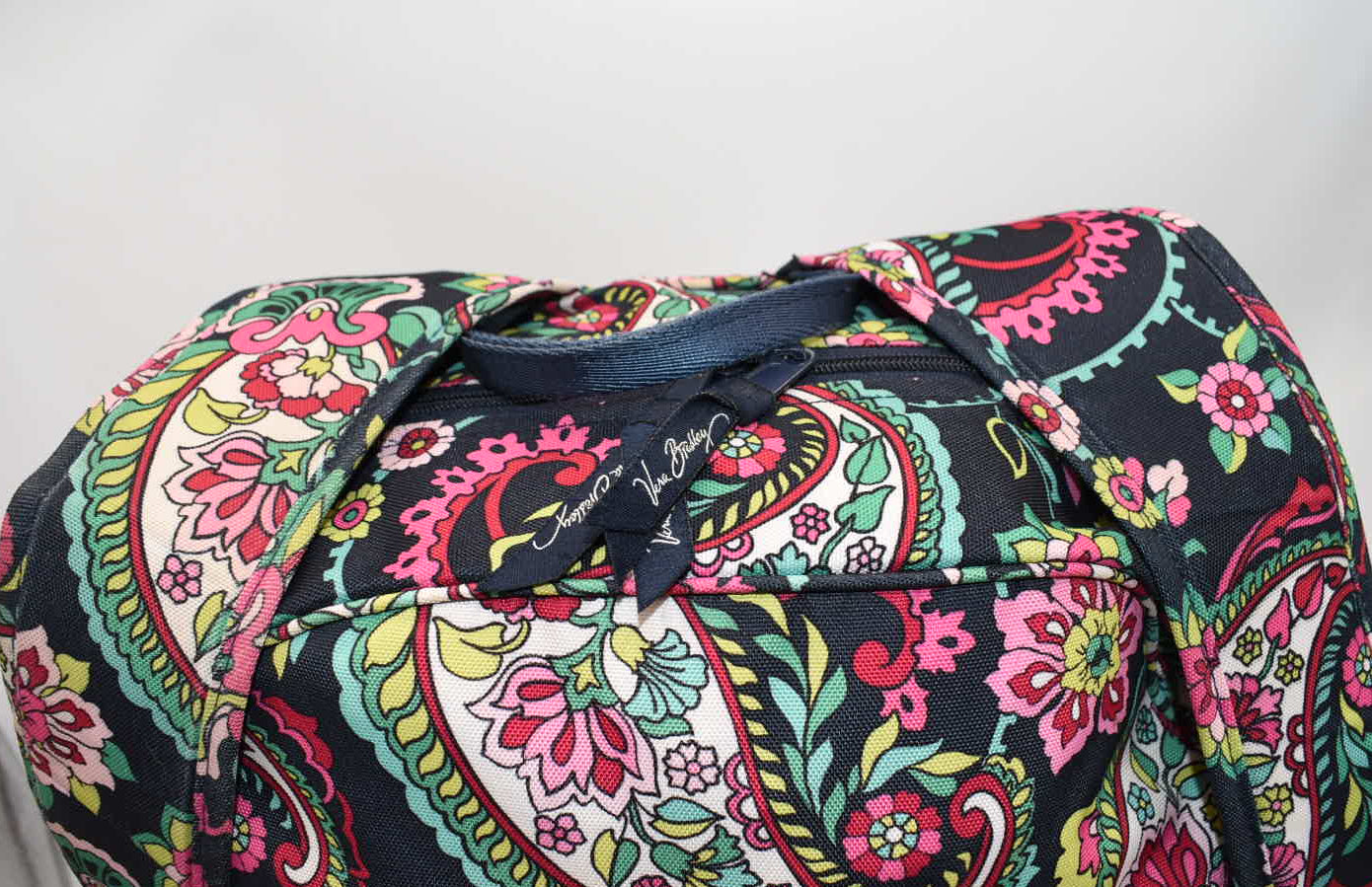 Vera Bradley Lighten Up Campus Backpack in "Petal Paisley" Pattern