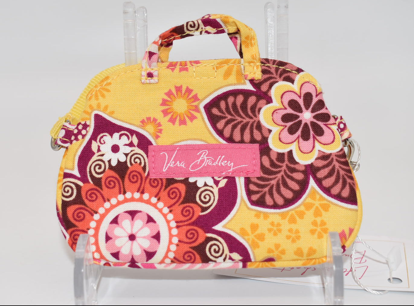 Vera Bradley Luggage Tag in "Bali Gold" Pattern