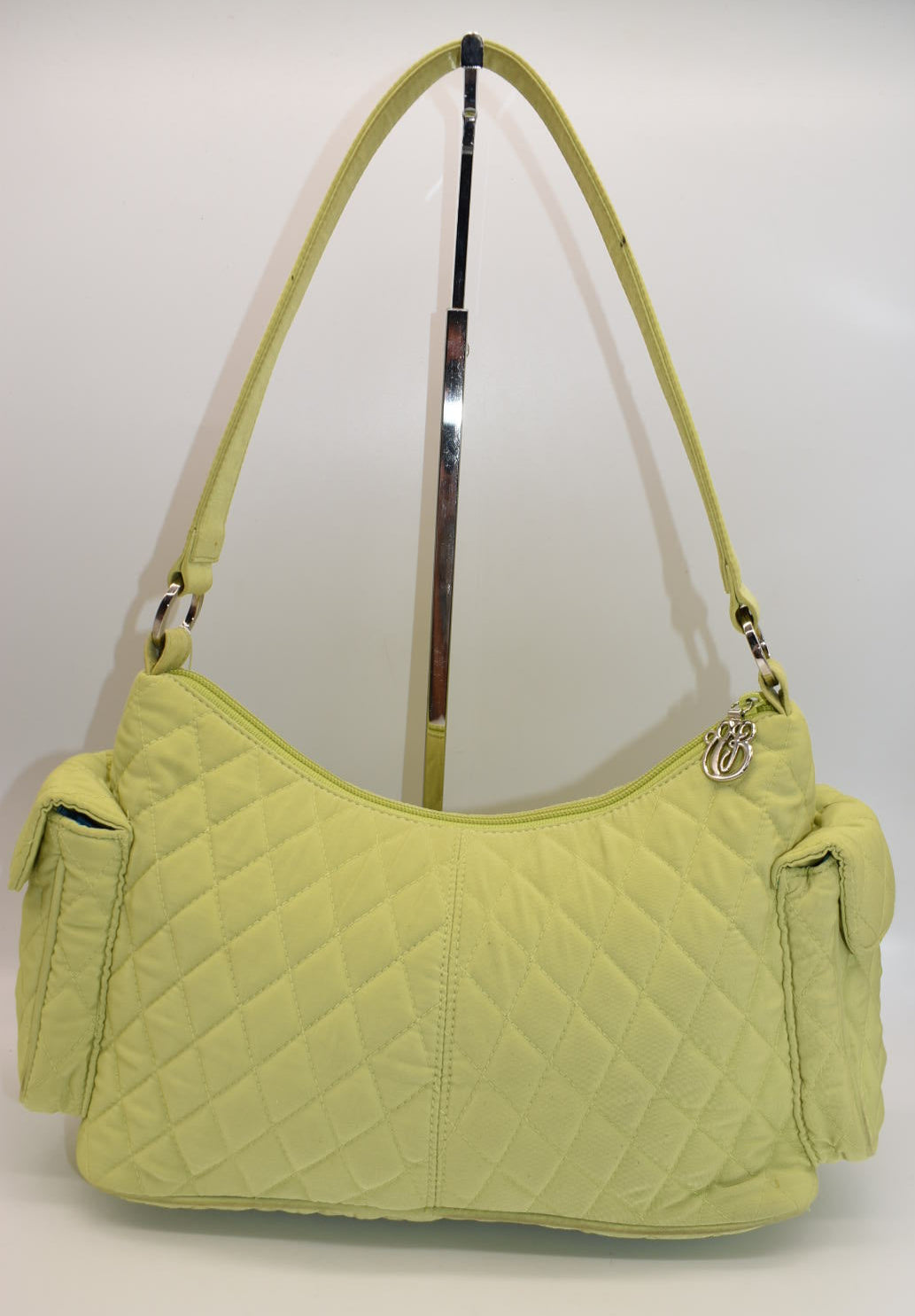Vera Bradley Microfiber Shoulder Bag in "Key Lime"