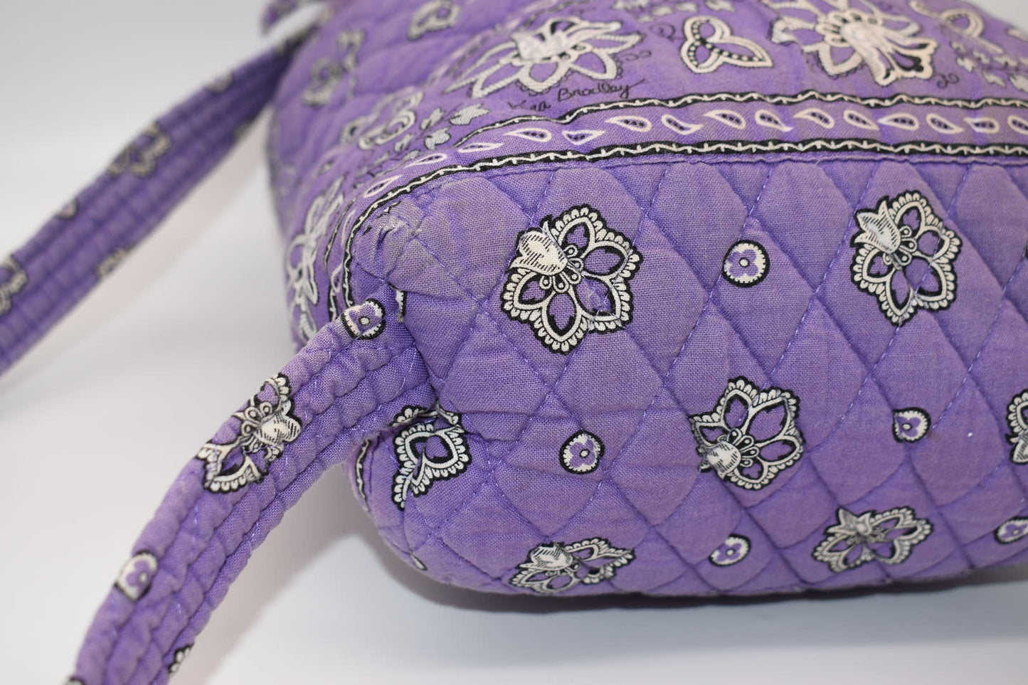 Vera Bradley Mimi Vintage Style Backpack in Purple Bandana