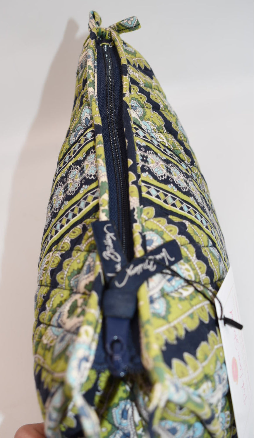 Vera Bradley Large Zip Cosmetic Bag in "Cambridge" Pattern