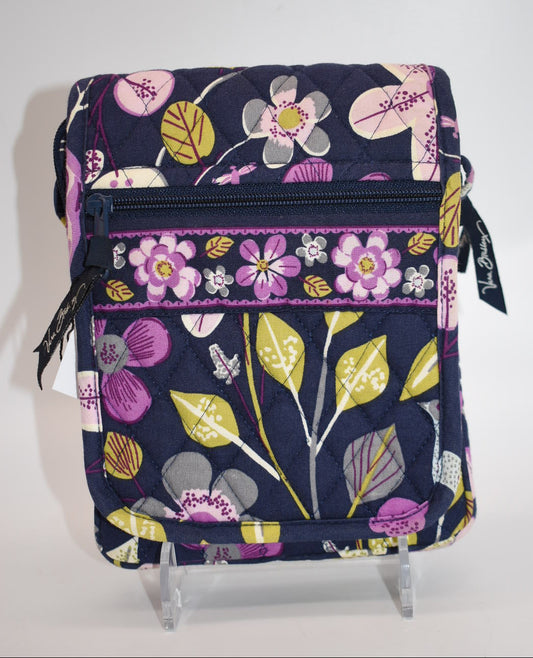 Vera Bradley Mini Hipster Crossbody Bag in "Floral Nightingale" Pattern