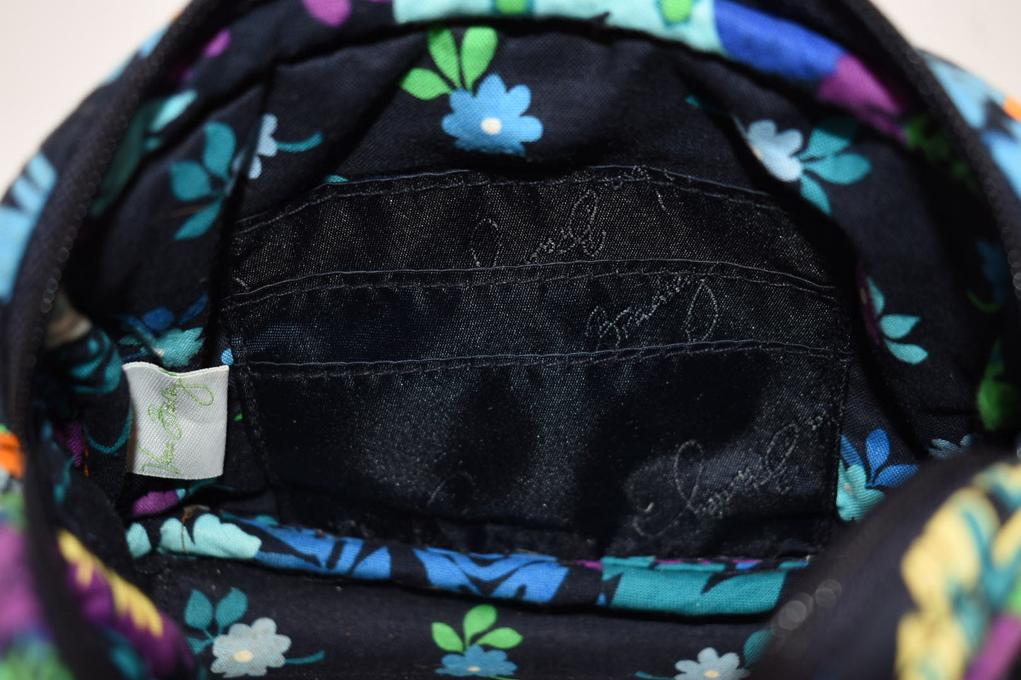 Vera Bradley Mini Chain Bag in "Midnight Blue" Pattern