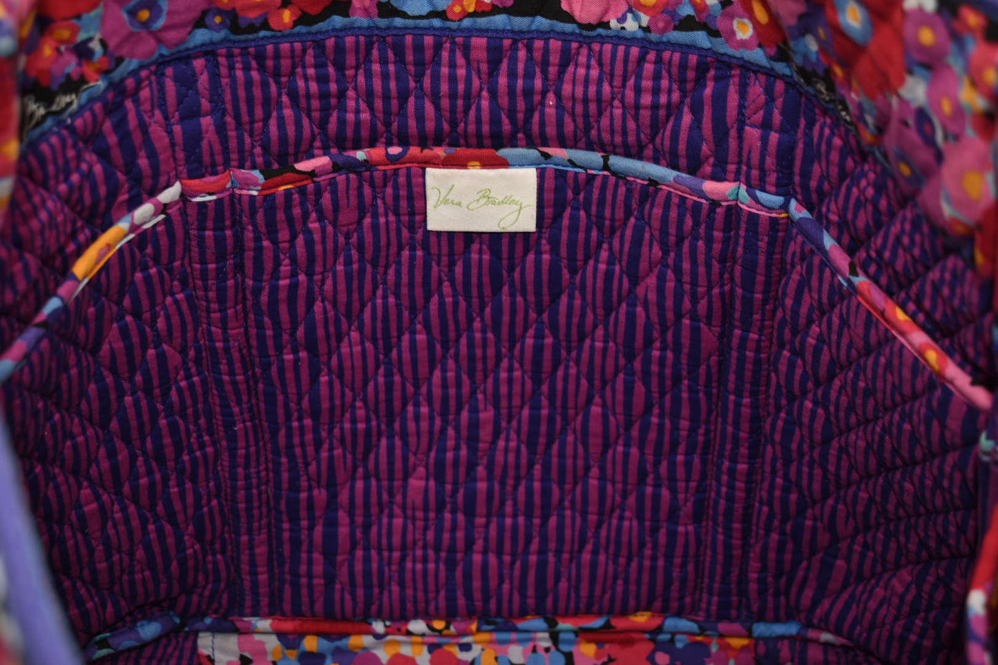 Vera Bradley Large Vera Tote Bag in "Impressionista" Pattern