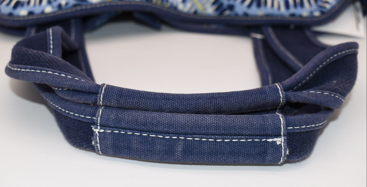 Vera Bradley Quilted Cinch Shoulder Bag in "Starry Night" Pattern