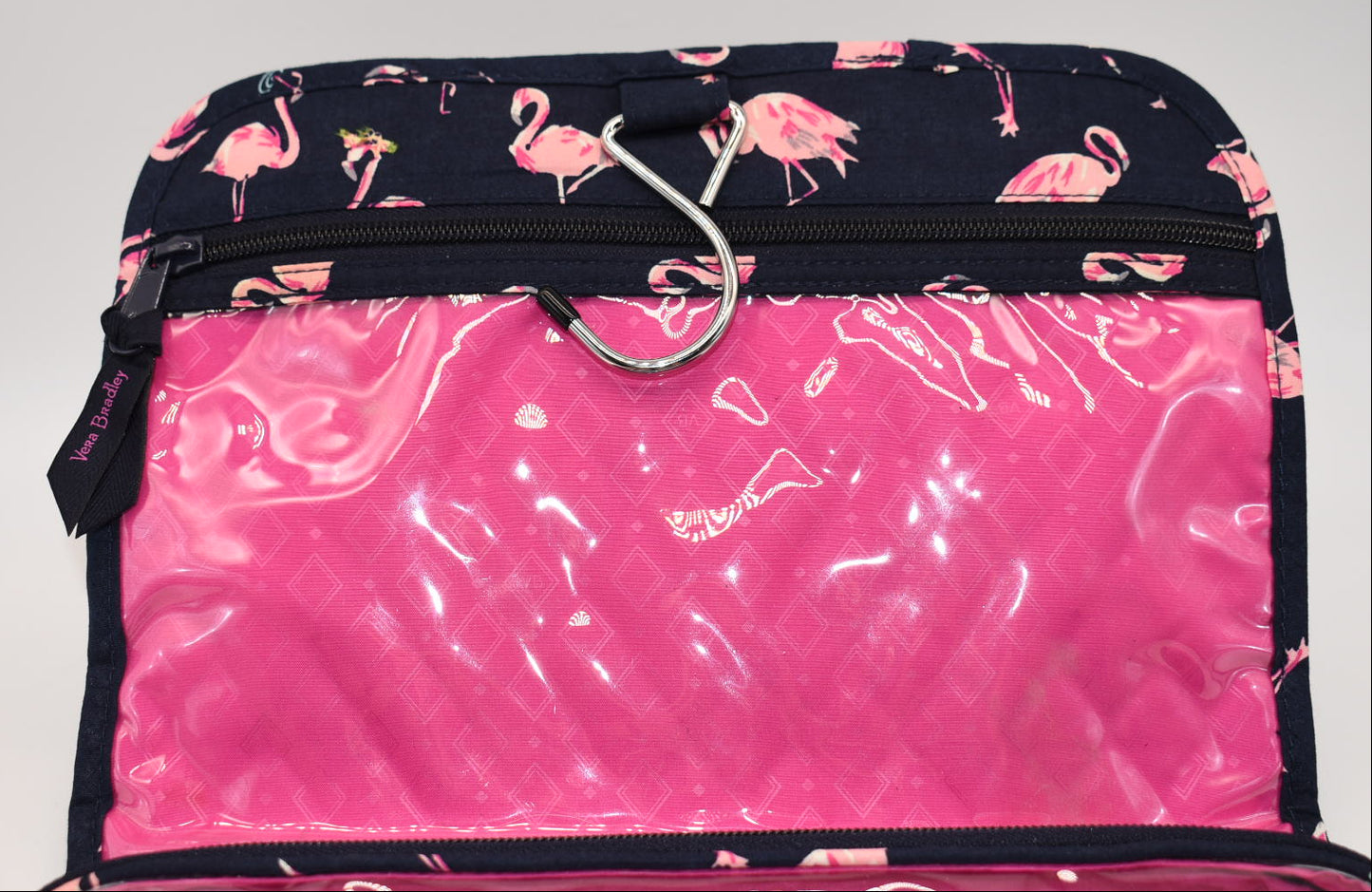 Vera Bradley Hanging Travel Organizer in "Flamingo Fiesta" Pattern