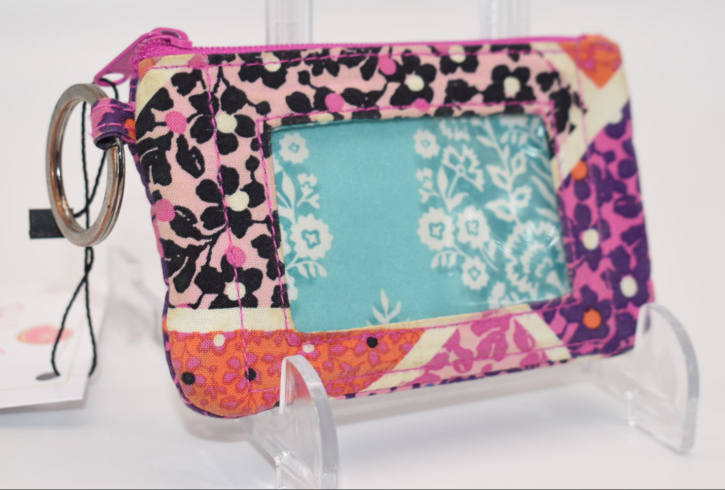 Vera Bradley Zip ID Case in "Modern Medley" Pattern