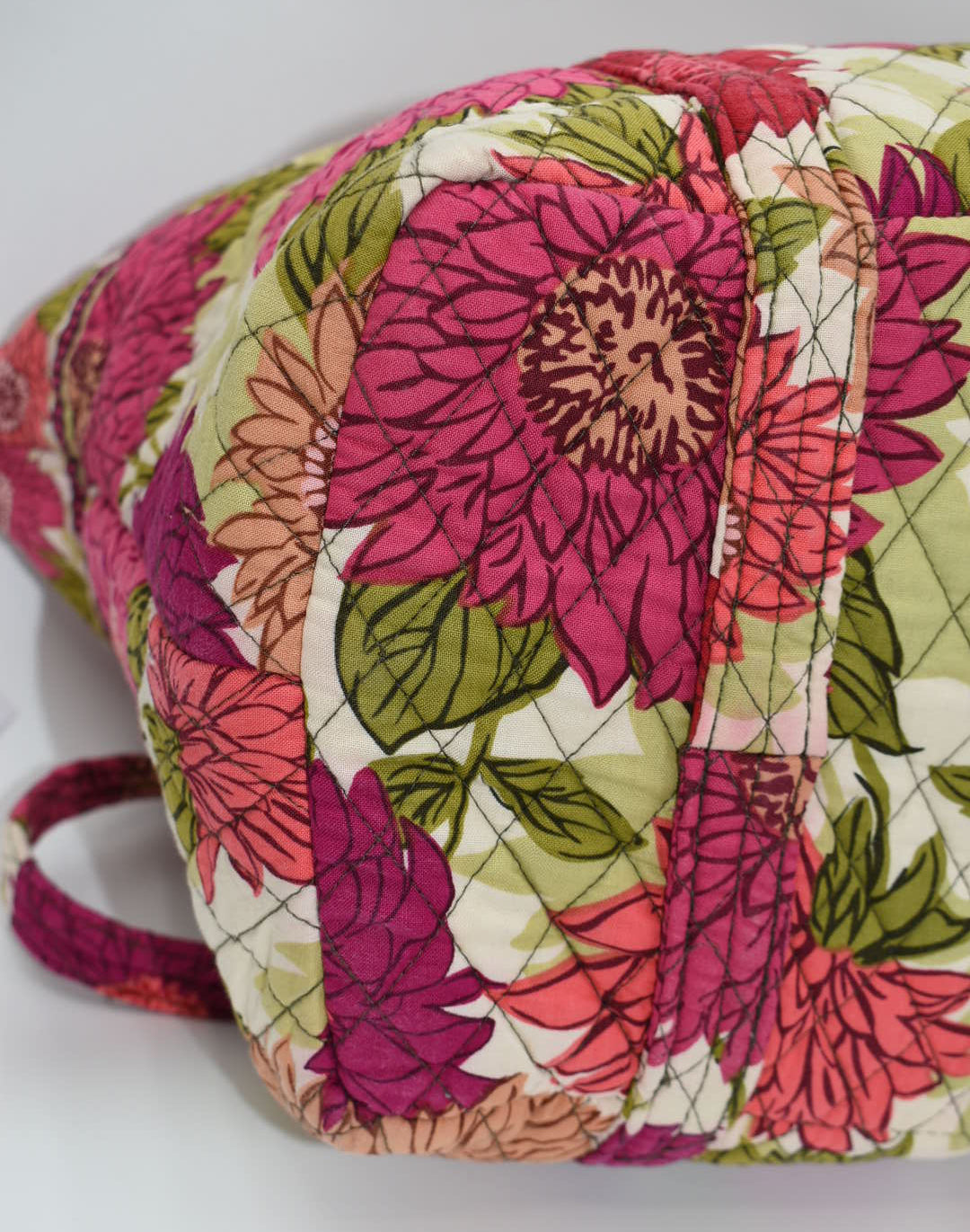 Vera Bradley Miller Travel Tote Bag in "Hello Dahlia" Pattern