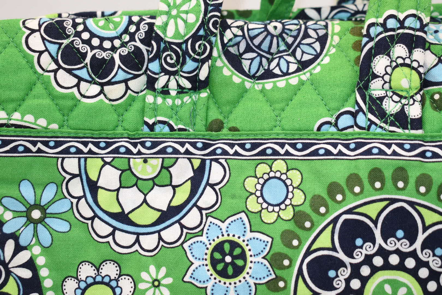 Vera Bradley Travel Cosmetic & Toiletries Organizer in "Cupcake Green" Pattern