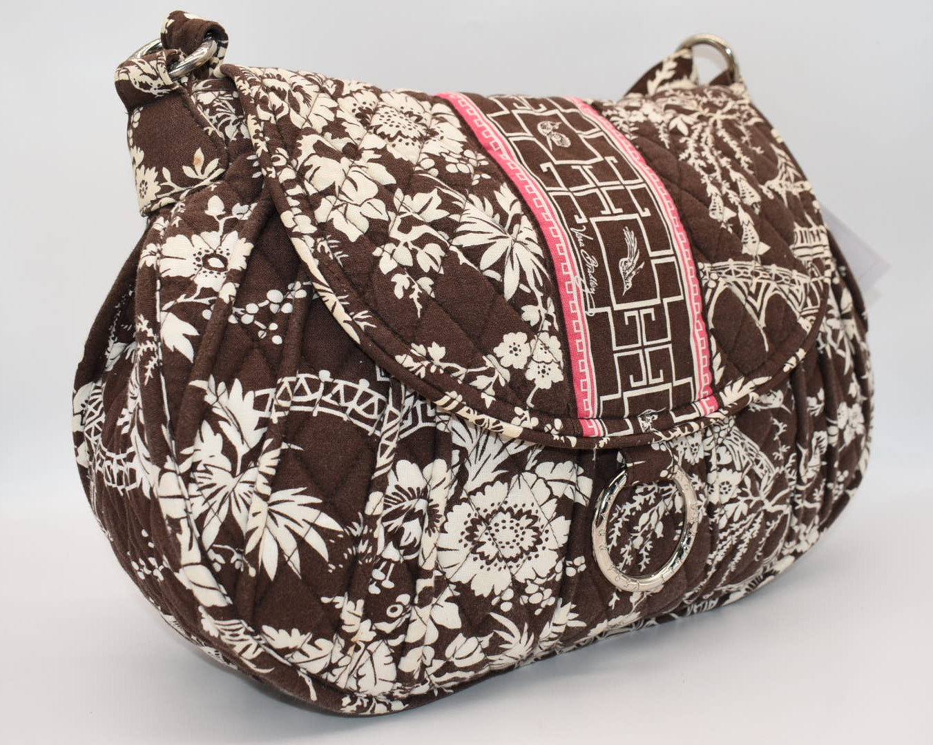 Vera Bradley Saddle Up Crossbody Bag in "Imperial Toile" Pattern