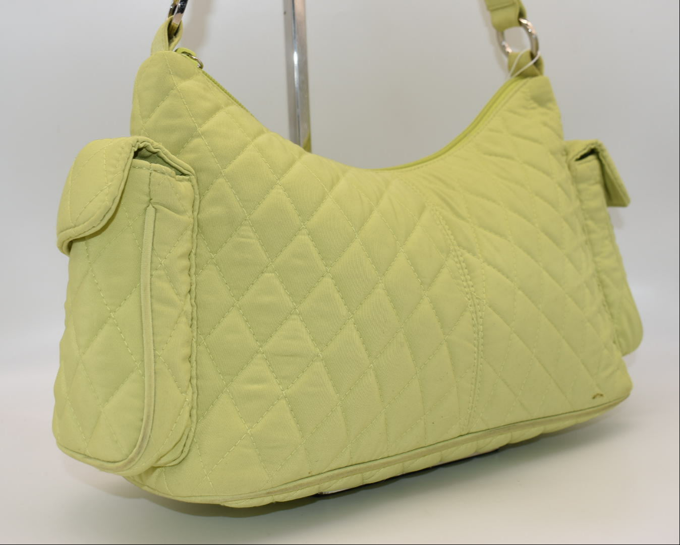 Vera Bradley Microfiber Shoulder Bag in "Key Lime"