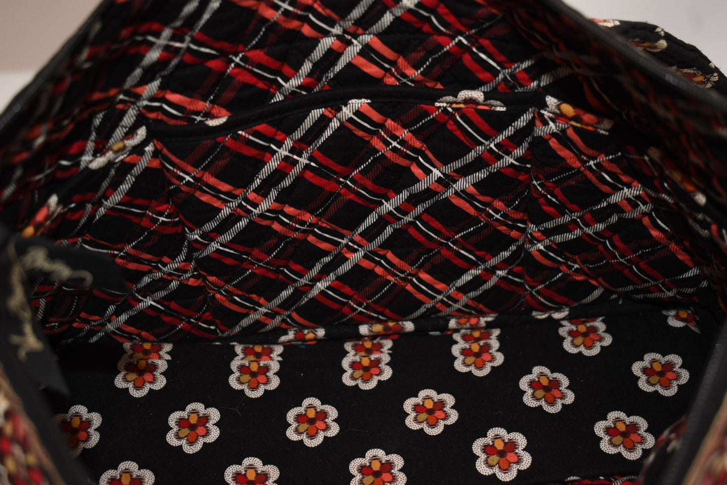 Vera Bradley Large Betsy Shoulder Bag in "Pirouette" Pattern