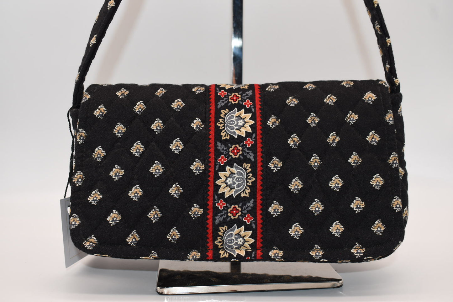 Vera Bradley Shoulder Bag in "Classic Black" Pattern
