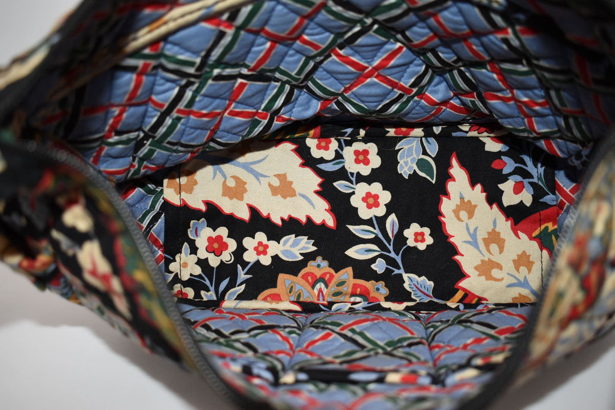 Vera Bradley On The Go Convertible Shoulder Bag in "Versailles" Pattern