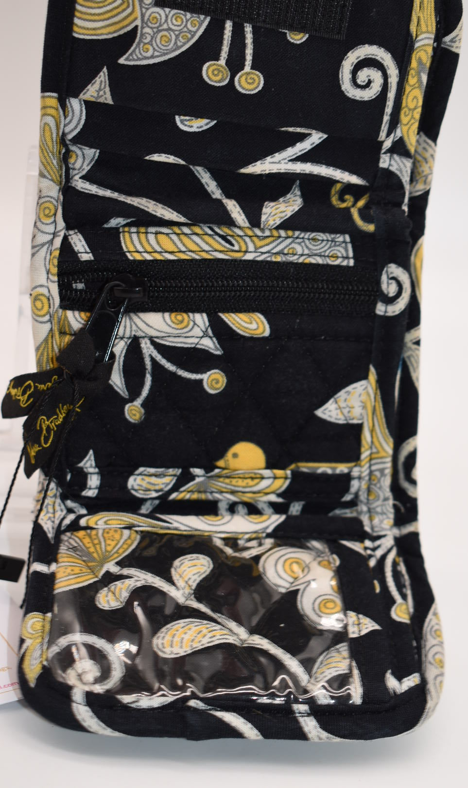 Vera Bradley Small Trifold Wallet in "Yellow Bird" Pattern