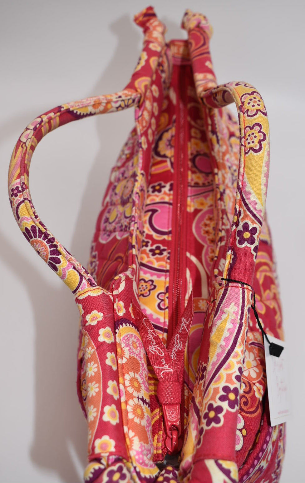 Vera Bradley Gabby Tote Bag in "Raspberry Fizz" Pattern