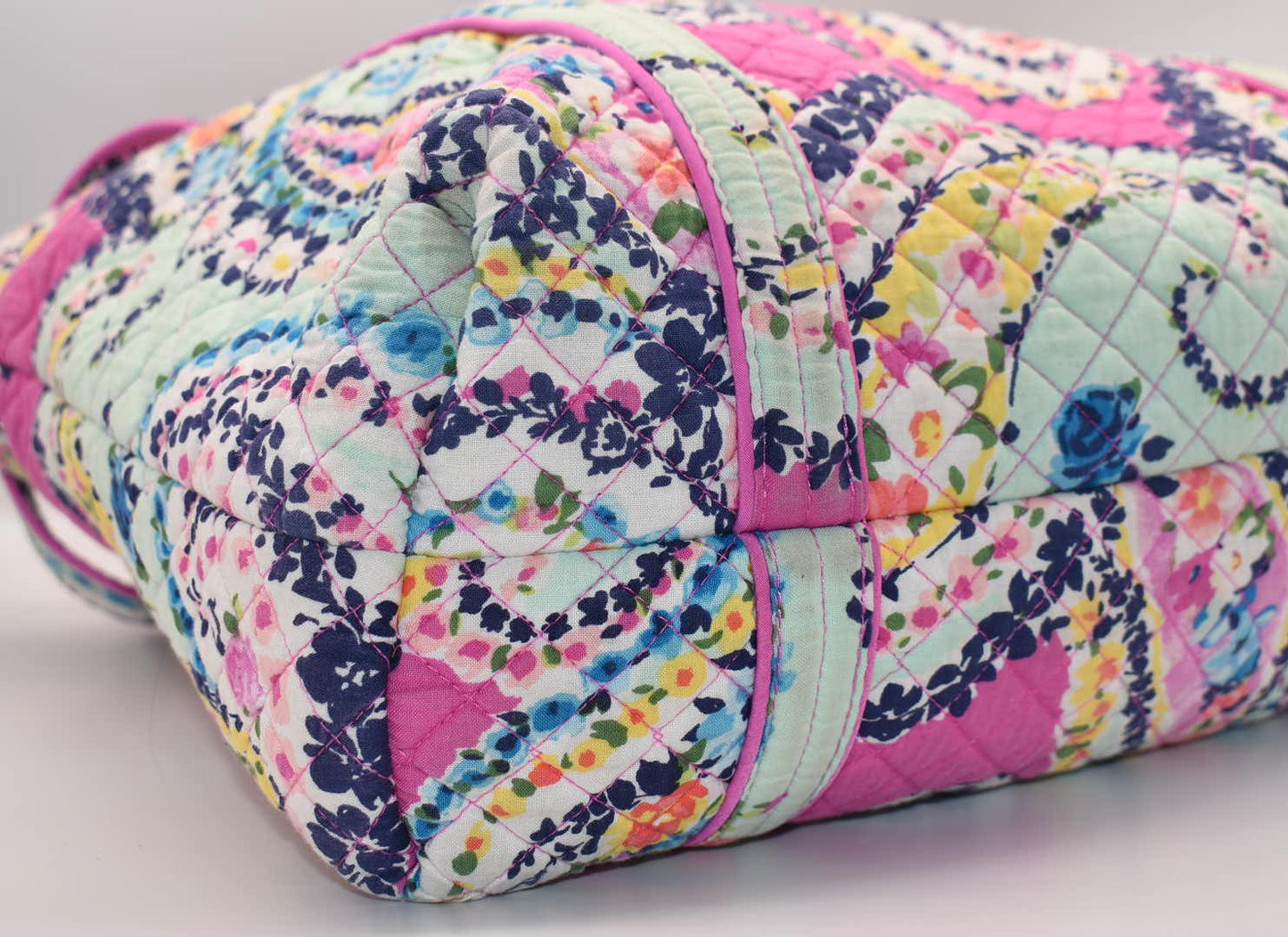 Vera Bradley Large Vera Tote Bag in "Wildflower Paisley" Pattern