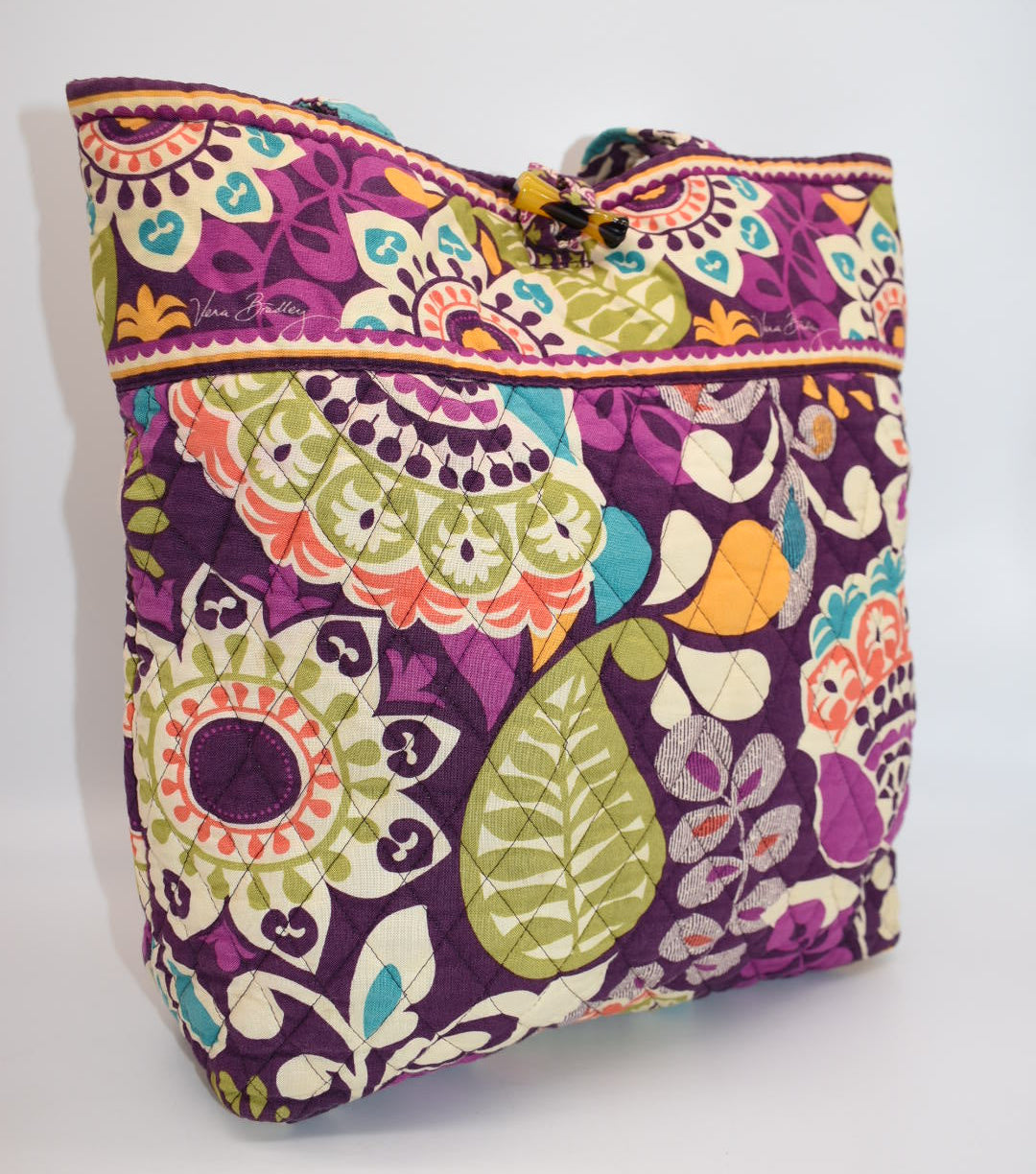 Vera Bradley Everyday Tote Bag in "Plum Crazy" Pattern