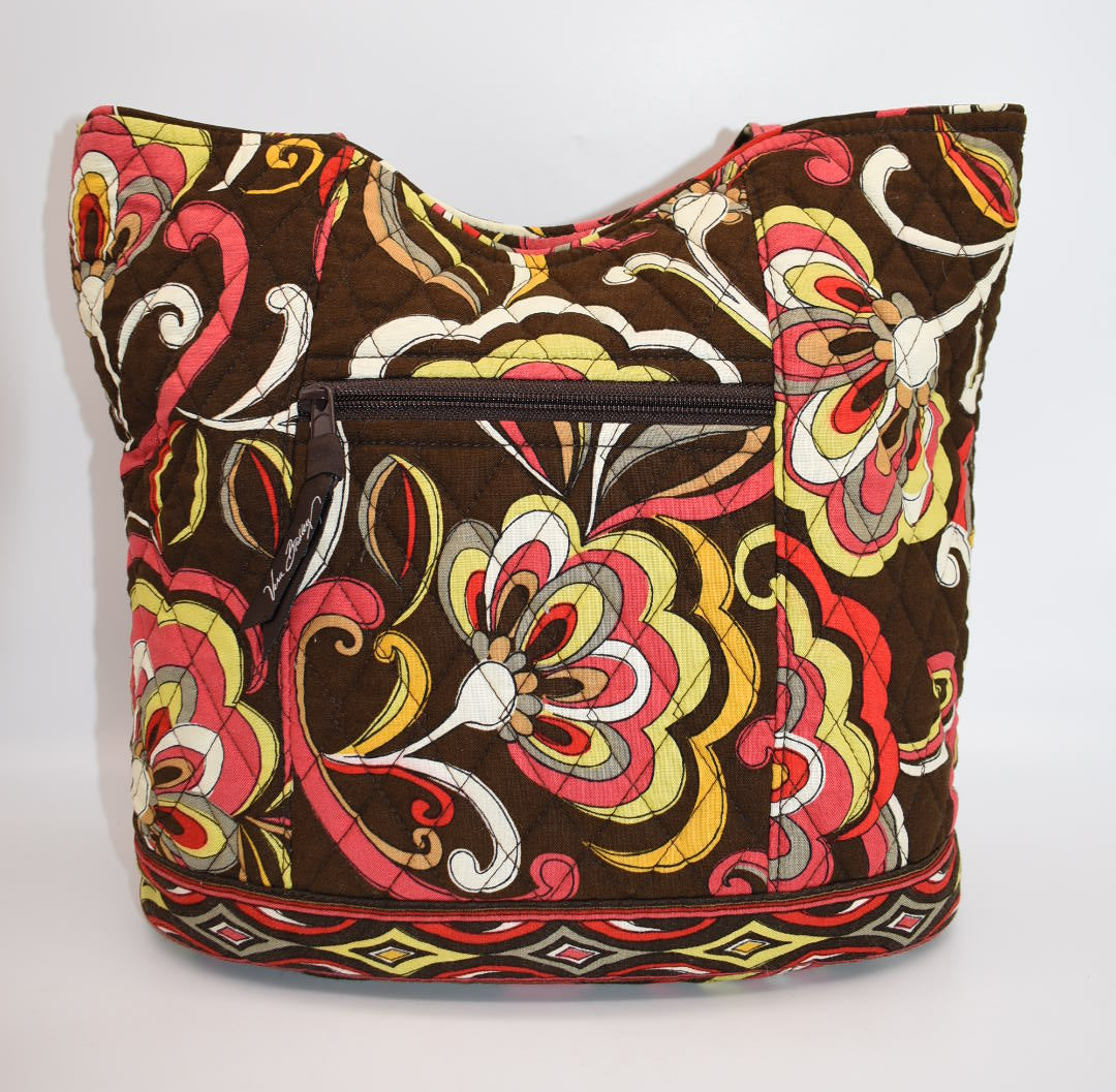 Vera Bradley Bucket Tote Bag in "Puccini" Pattern