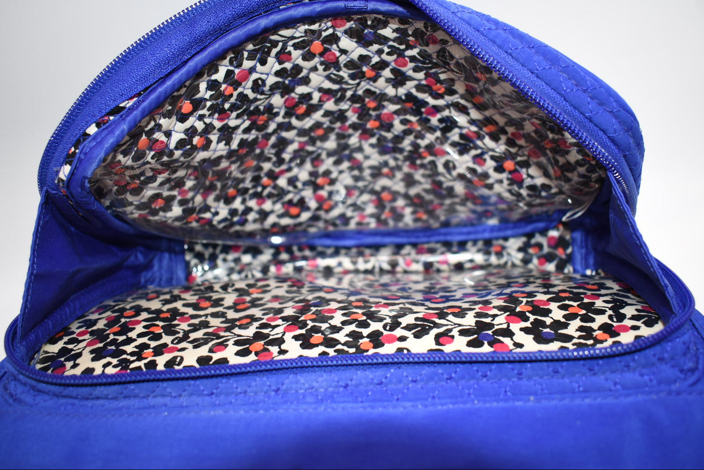Vera Bradley Iconic Hanging Travel Organizer in Microfiber Royal Blue