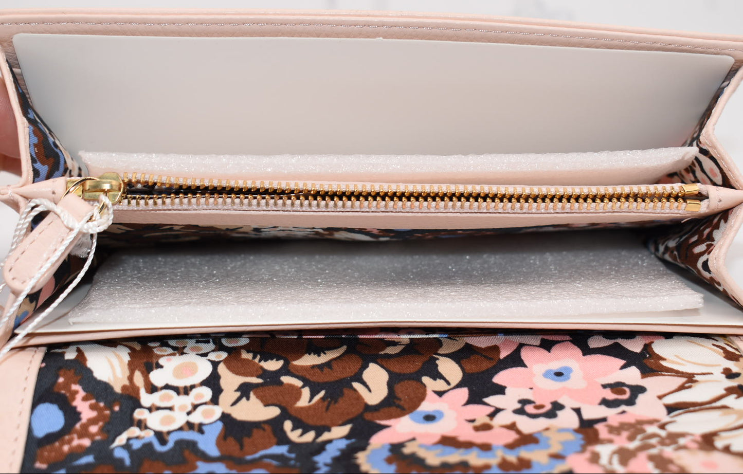 Vera Bradley Quilted Leather Audrey Wallet in Blush Color