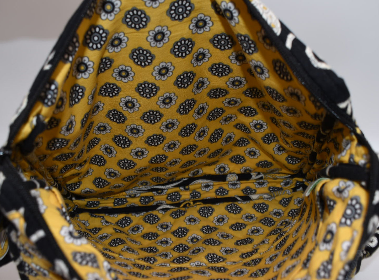 Vera Bradley Mailbag Crossbody Bag in "Yellow Bird" Pattern